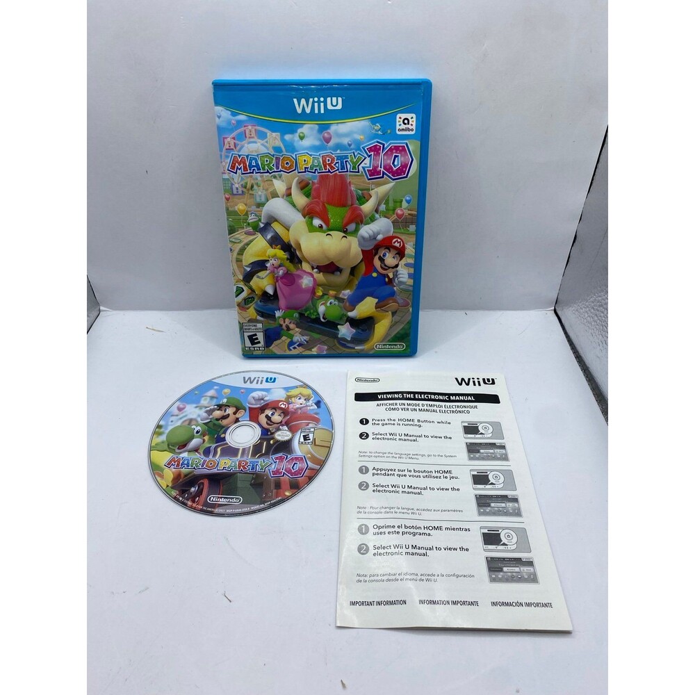 Mario Party 10 Nintendo Wii U Complete in Box Game CIB